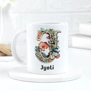 Chic Initial & Name Mug