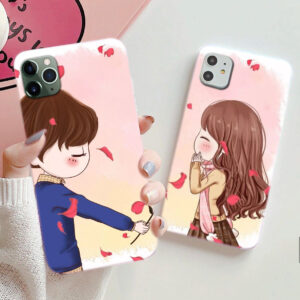 Custom Name Cute Couple Phone Cover