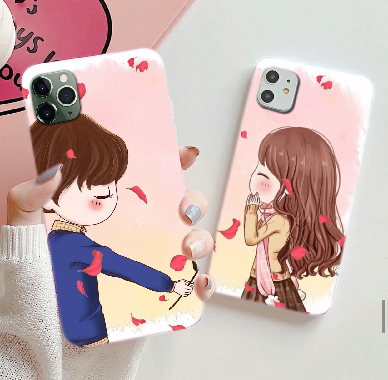 Cute Couple Mobile Cover IPhone TOUGH Phone Case With Cute Couple