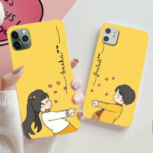 Falling in Love Custom Couple Phone Case