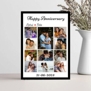Golden Touch Anniversary Photo Frame – Arihant Gift, Bikaner"