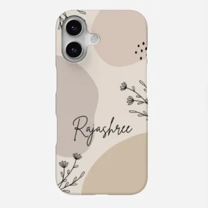 Enchanted Petals Boho Custom Name Case