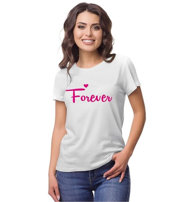 71eTzlA57rL._SX679_ Arihant Gift Bikaner β Couple T-Shirts | Premium Sarina Matty & Color T-Shirts for Matching Outfits