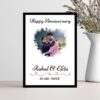 "Classic Wooden Anniversary Frame – Handmade in Bikaner"