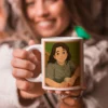 Personalized Anime Ghibli Image Coffee Mug Gift For Mom, Wife,