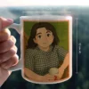 Personalized Anime Ghibli Image Coffee Mug Gift For Mom, Wife,