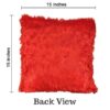 Arihant Gift Bikaner – Customizable Red Fur Cushion | Soft, Stylish & Perfect for Gifting