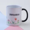 Personalised Floral Magic Mug